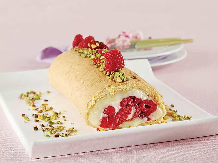 Frambuazlı Muzlu Sarma